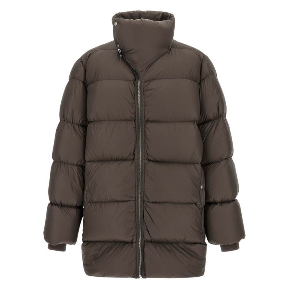 Rick Owens Brown Nylon Full-Length Men's Jacket